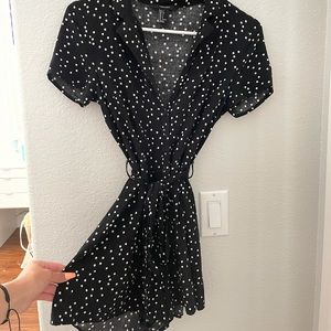 forever 21 polka dot romper